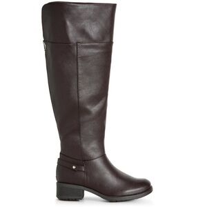 EVANS Women's Wide fit Portia Tall Boot - brown - 8Wide new
